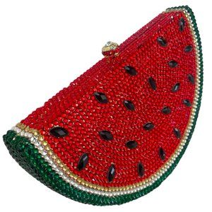 Multi colored Swarovski crystal purse